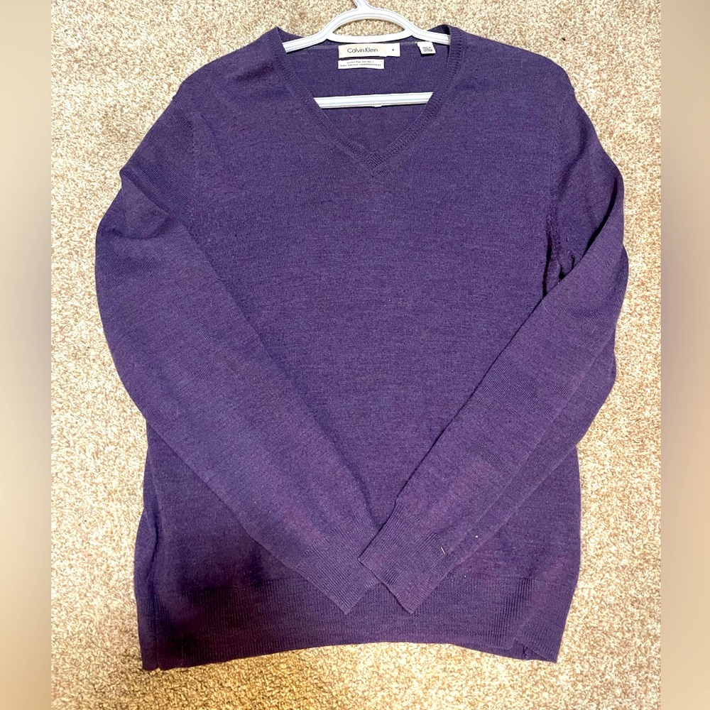 Calvin Klein Merino Wool Sweater - Medium